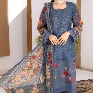 Embroidered 3pc Shalwar Kameez | Eid | Sequins